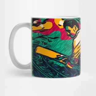 World Cup Cricket Batsman Passion P8 Mug